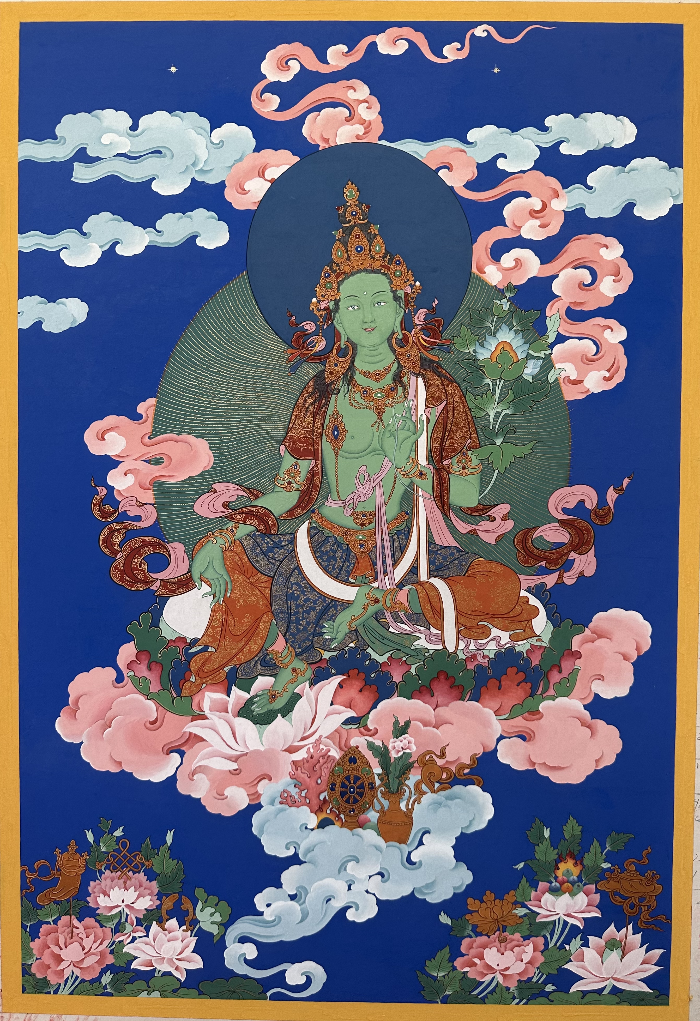 卡加才让，《绿度母》.jpg